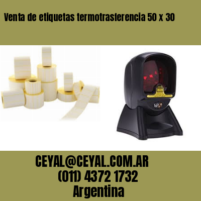 Venta de etiquetas termotrasferencia 50 x 30