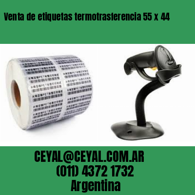 Venta de etiquetas termotrasferencia 55 x 44