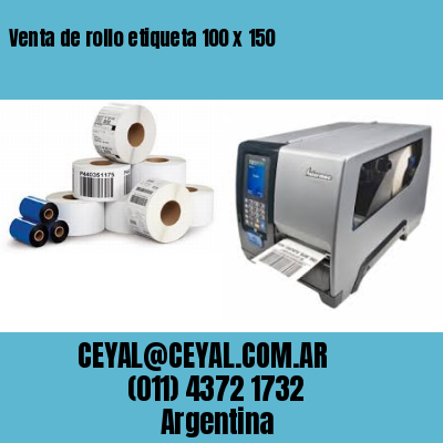 Venta de rollo etiqueta 100 x 150