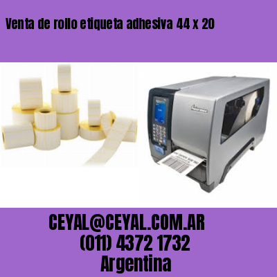 Venta de rollo etiqueta adhesiva 44 x 20