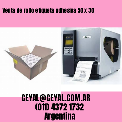 Venta de rollo etiqueta adhesiva 50 x 30