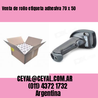 Venta de rollo etiqueta adhesiva 70 x 50