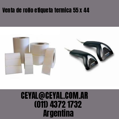 Venta de rollo etiqueta termica 55 x 44