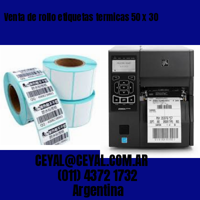Venta de rollo etiquetas termicas 50 x 30