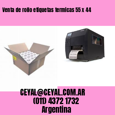 Venta de rollo etiquetas termicas 55 x 44