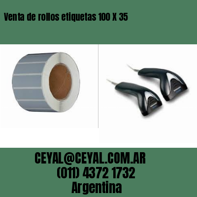 Venta de rollos etiquetas 100 X 35
