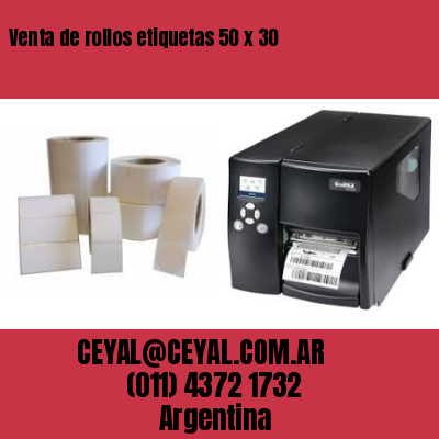 Venta de rollos etiquetas 50 x 30
