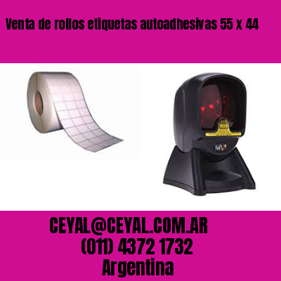 Venta de rollos etiquetas autoadhesivas 55 x 44