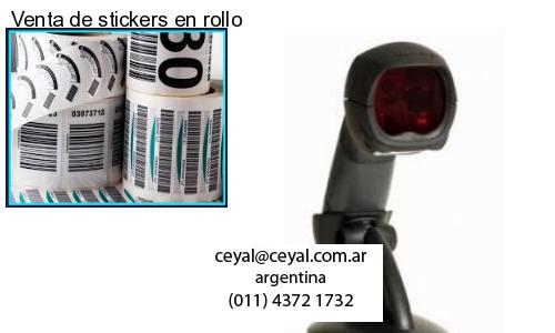 Venta de stickers en rollo