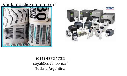 Venta de stickers en rollo