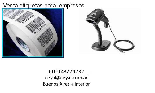 Venta etiquetas para empresas