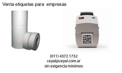 Venta etiquetas para  empresas