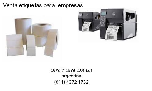 Venta etiquetas para  empresas
