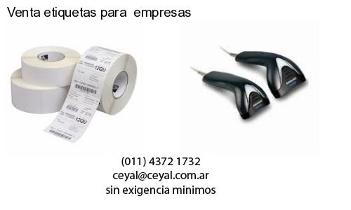 Venta etiquetas para empresas
