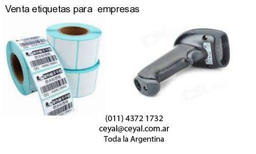Venta etiquetas para  empresas
