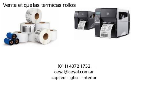 Venta etiquetas termicas rollos