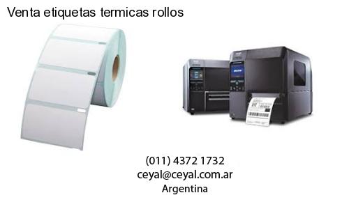Venta etiquetas termicas rollos