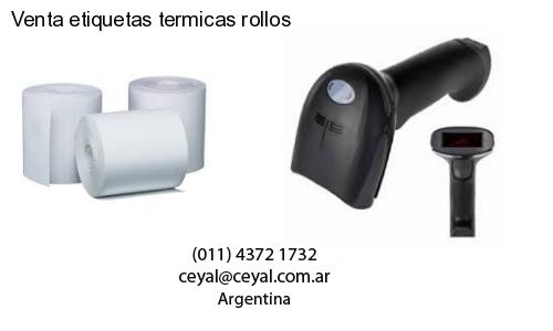 Venta etiquetas termicas rollos