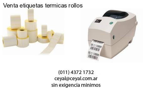 Venta etiquetas termicas rollos