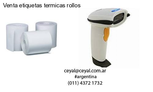 Venta etiquetas termicas rollos