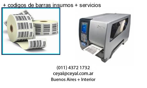 codigos de barras insumos servicios
