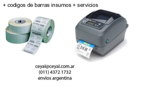 codigos de barras insumos servicios