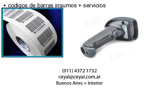   codigos de barras insumos   servicios