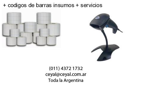   codigos de barras insumos   servicios