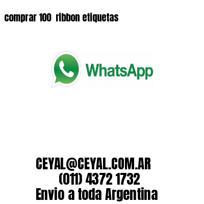 comprar 100  ribbon etiquetas