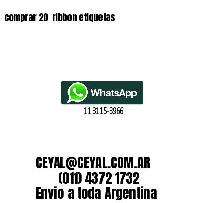 comprar 20 ribbon etiquetas