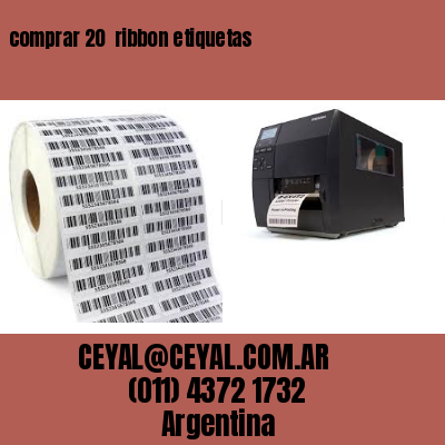 comprar 20  ribbon etiquetas