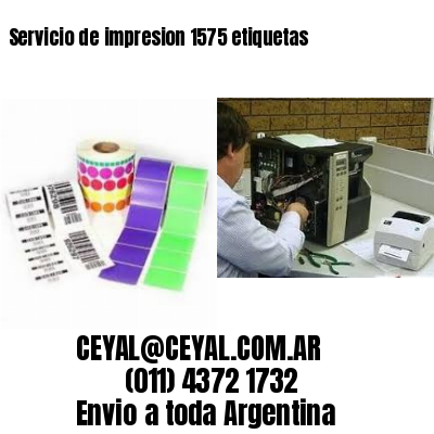 Servicio de impresion 1575 etiquetas