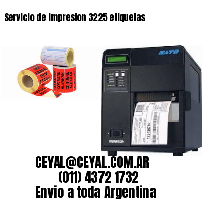 Servicio de impresion 3225 etiquetas