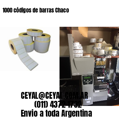 1000 códigos de barras Chaco