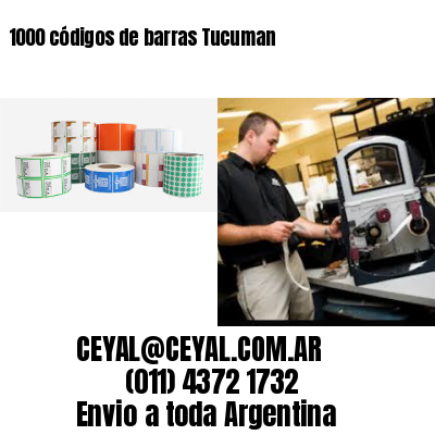 1000 códigos de barras Tucuman