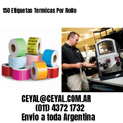 150 Etiquetas Termicas Por Rollo