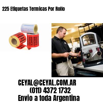 225 Etiquetas Termicas Por Rollo
