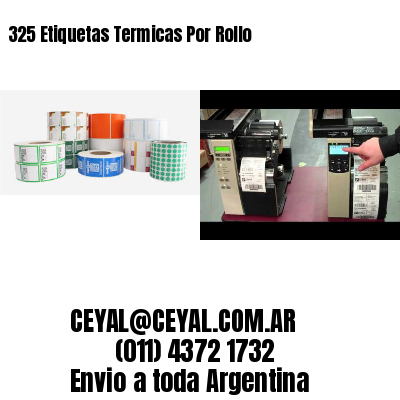 325 Etiquetas Termicas Por Rollo
