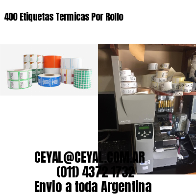 400 Etiquetas Termicas Por Rollo
