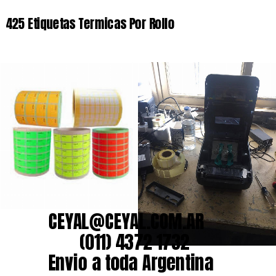 425 Etiquetas Termicas Por Rollo