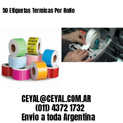 50 Etiquetas Termicas Por Rollo