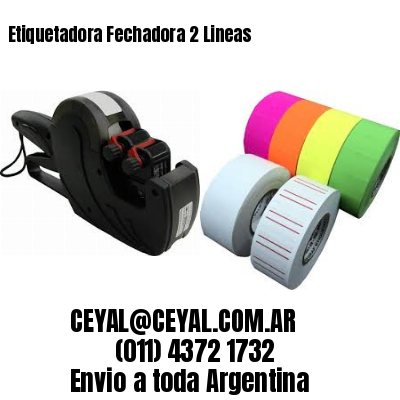 Etiquetadora Fechadora 2 Lineas