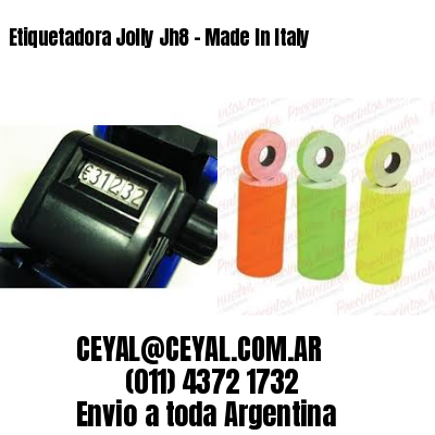 Etiquetadora Jolly Jh8 – Made In Italy