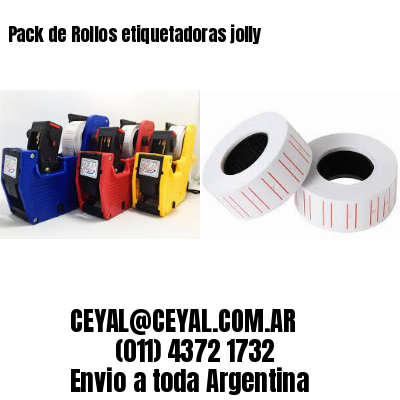 Pack de Rollos etiquetadoras jolly