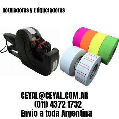 Rotuladoras y Etiquetadoras