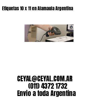 Etiquetas 10 x 11 en Alamaula Argentina