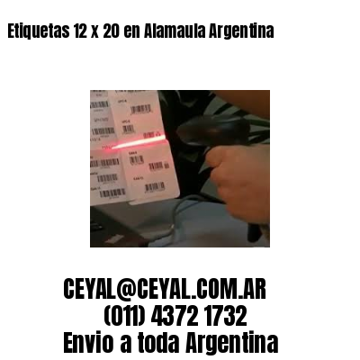 Etiquetas 12 x 20 en Alamaula Argentina