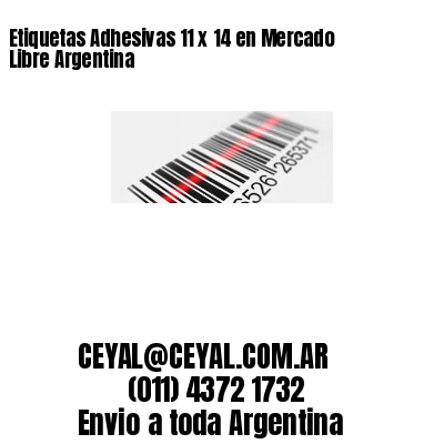 Etiquetas Adhesivas 11 x 14 en Mercado Libre Argentina