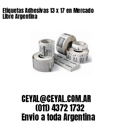 Etiquetas Adhesivas 13 x 17 en Mercado Libre Argentina