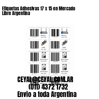 Etiquetas Adhesivas 17 x 15 en Mercado Libre Argentina